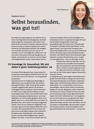 Seite Bild Selbst herausfinden was gut tut